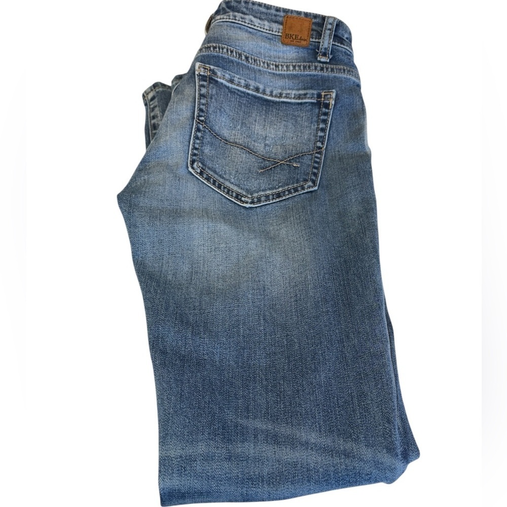BKE Denim jeans Stella style skinny fit button/zip 5 pockets size 25S 25X29.5
